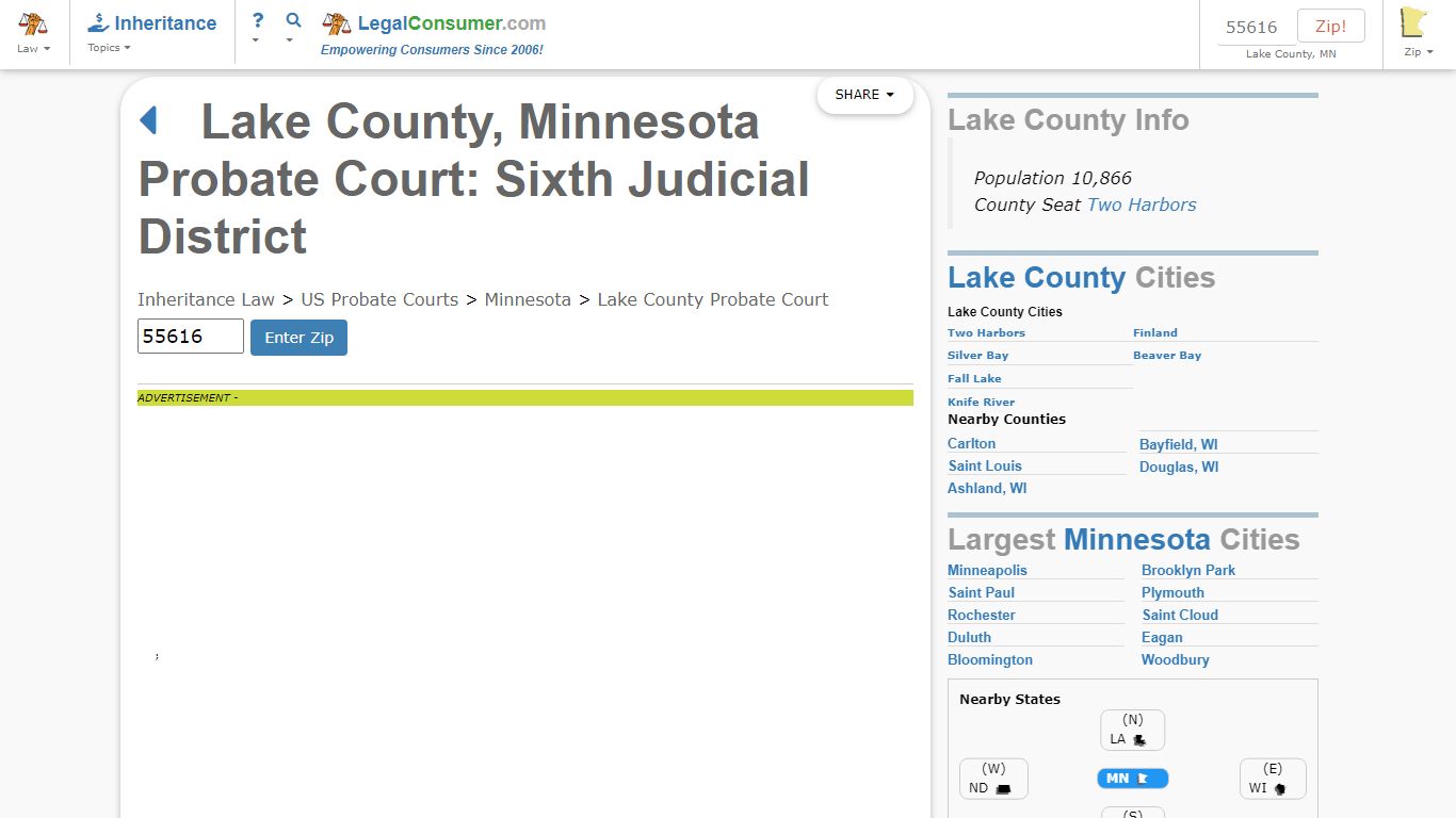Lake County Probate Court - LegalConsumer.com